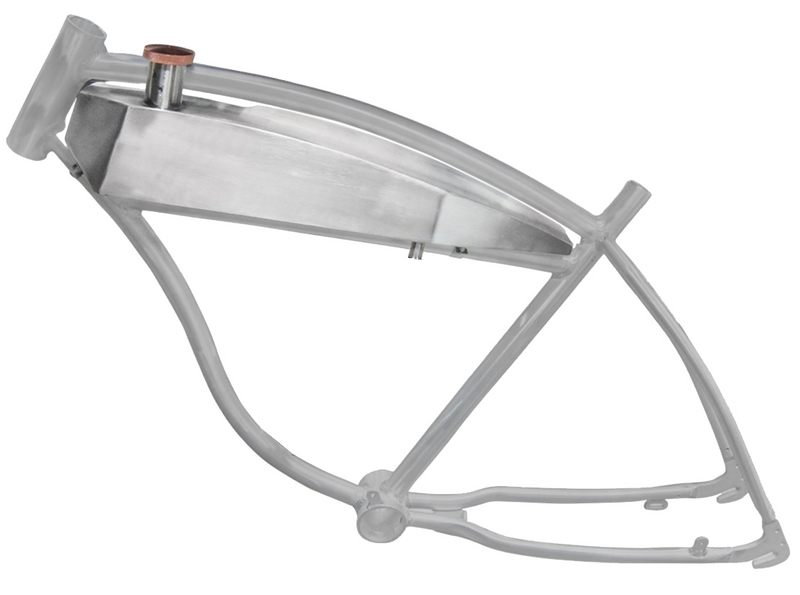 Tuning 26 Motorized Bike Frame w 2.4L Brushed Aluminum Tank