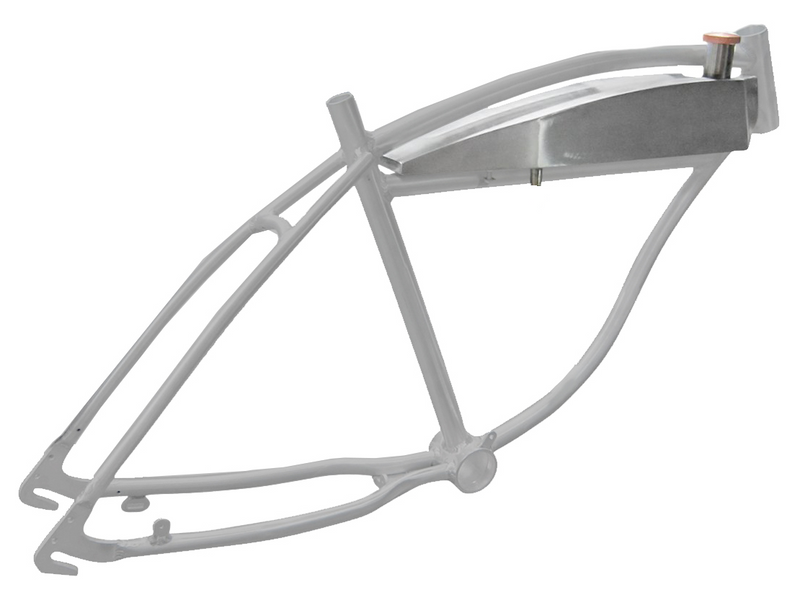 BBR Tuning 26" Motorized Bike Frame w/ 2.4L Brushed Aluminum Tank