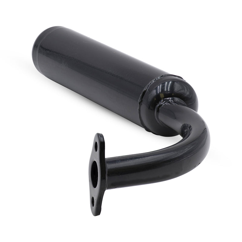 2 Stroke Exhaust Black - Port Side View