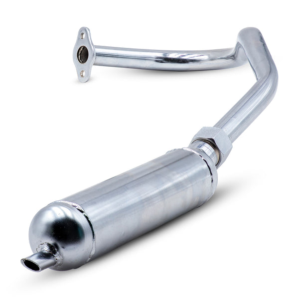 Bicycle Engine Chrome Exhaust Poo-Poo Muffler | BikeBerry