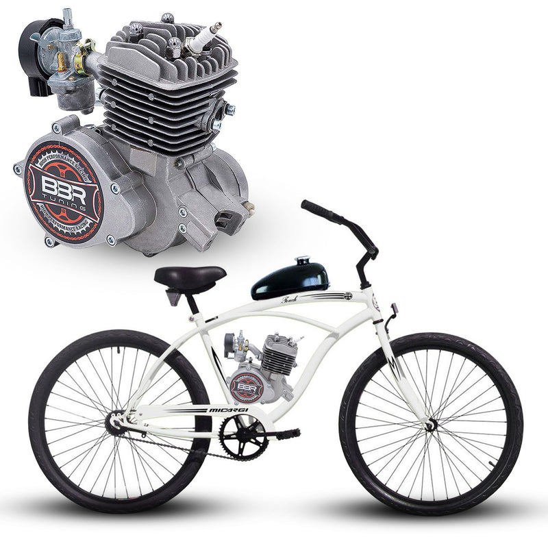 2-Stroke Motorized Bicycle 26 Inch Micargi Men's Touch Beach Cruiser - Main