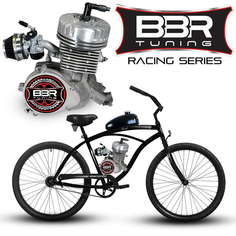 Motorized Bicycle Micargi Touch Racing Series Engine Black Main