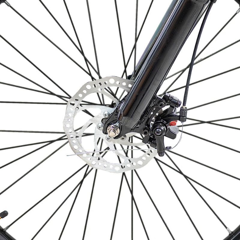 BBR Tuning Motorized Bicycle White - Front Disc Brake