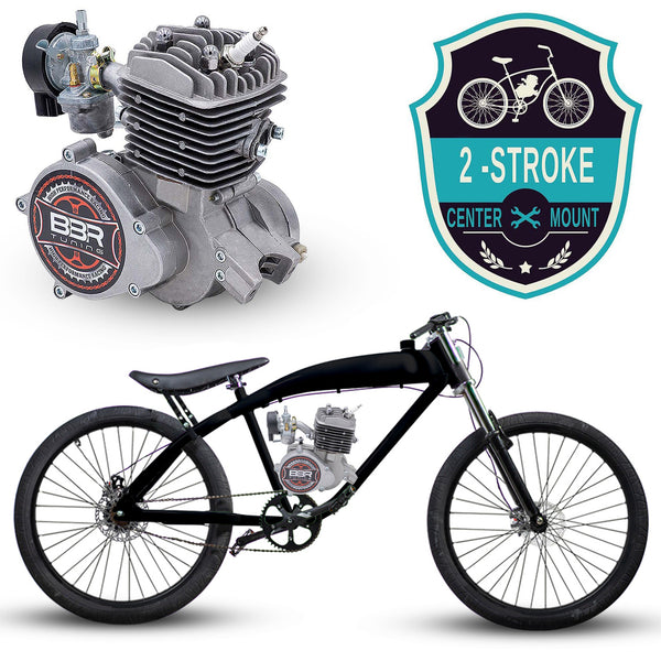 F-Zero Motorized Bike + BBR Tuning 2-Stroke Engine - F-Zero Black