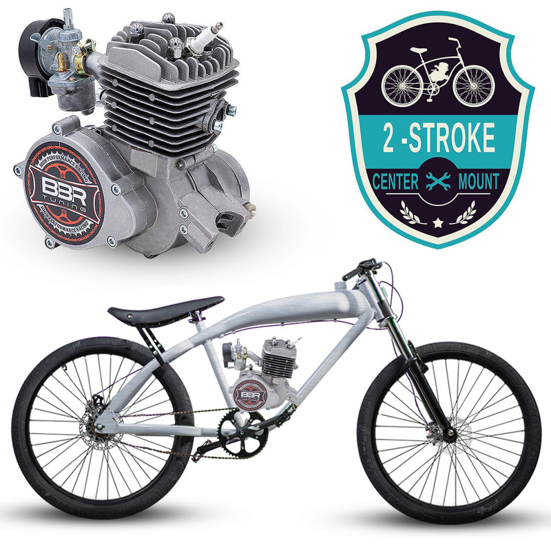 F-Zero Motorized Bike + BBR Tuning 2-Stroke Engine - F-Zero Aluminum