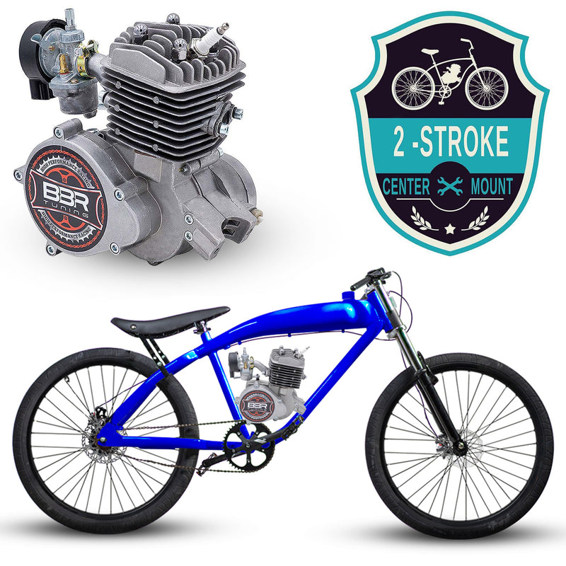 F-Zero Motorized Bike + BBR Tuning 2-Stroke Engine - F-Zero Blue