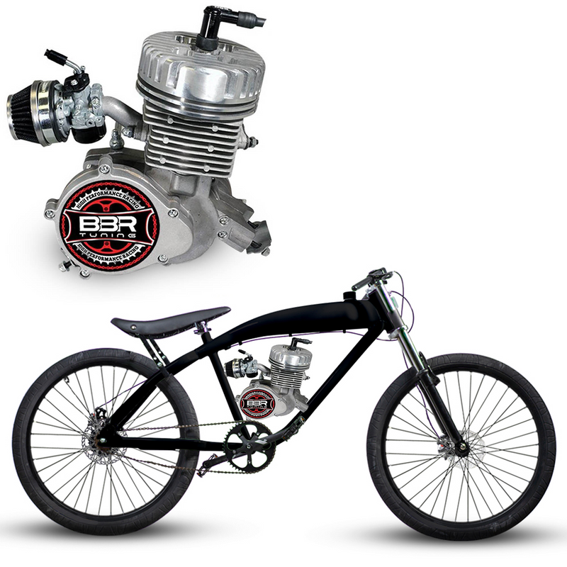 F-Zero Motorized Bike + BBR Tuning 2-Stroke Stage 4 Performance Engine