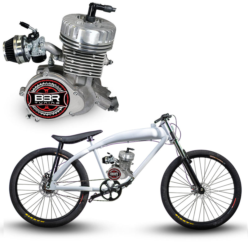 F-Zero Motorized Bike + BBR Tuning 2-Stroke Stage 4 Engine - F-Zero Black