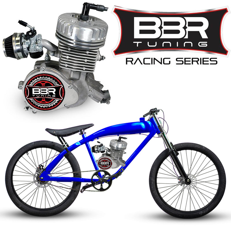 F-Zero Motorized Bike + BBR Tuning 2-Stroke Stage 4 Engine - F-Zero Blue
