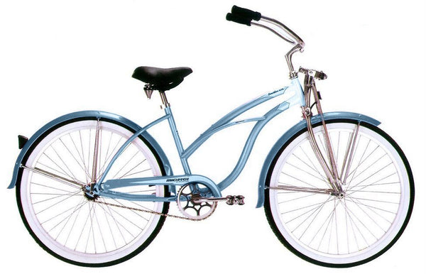 26'' Micargi Womens Pantera GTS - blue - side of bicycle