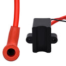 Performance CDI Electron Ignition Coil - Mount and Cap Close Up