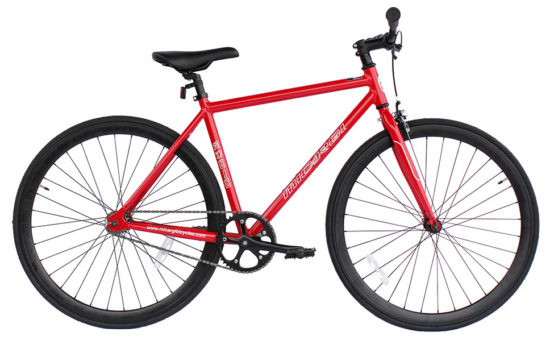 26 Inch Micargi Men RD 818 (480mm) - red - side of bicycle