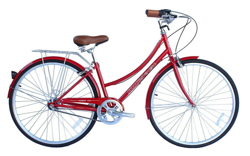 26" Micargi Women's Roasca NV3 City Bike (450mm) - red - side of bicycle