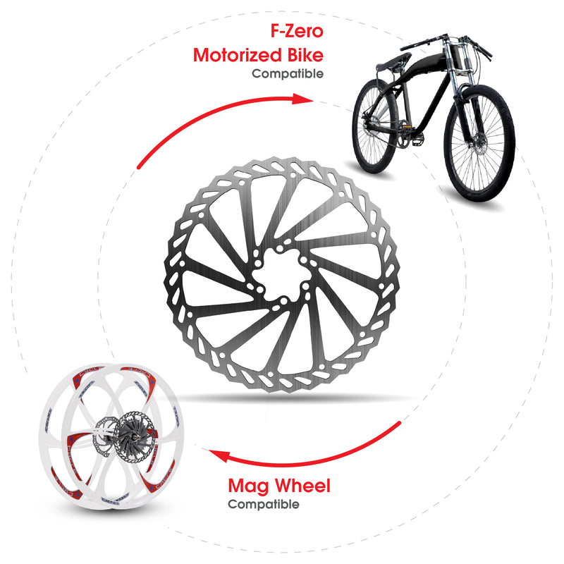 Bicycle Wheel BBR Tuning Rear Rotor Compatibility Infograph