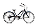 26''Micargi Women's Rover 7 Speed - matte black - side of bicycle
