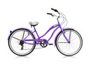 26''Micargi Women's Rover 7 Speed - purple - side of bicycle
