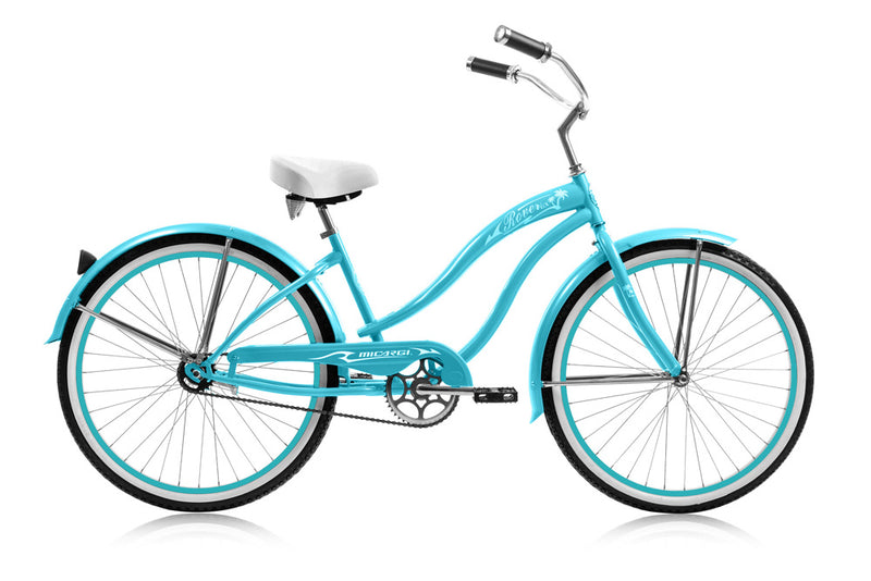 26'' Micargi Womens Rover GX - blue - side of bicycle