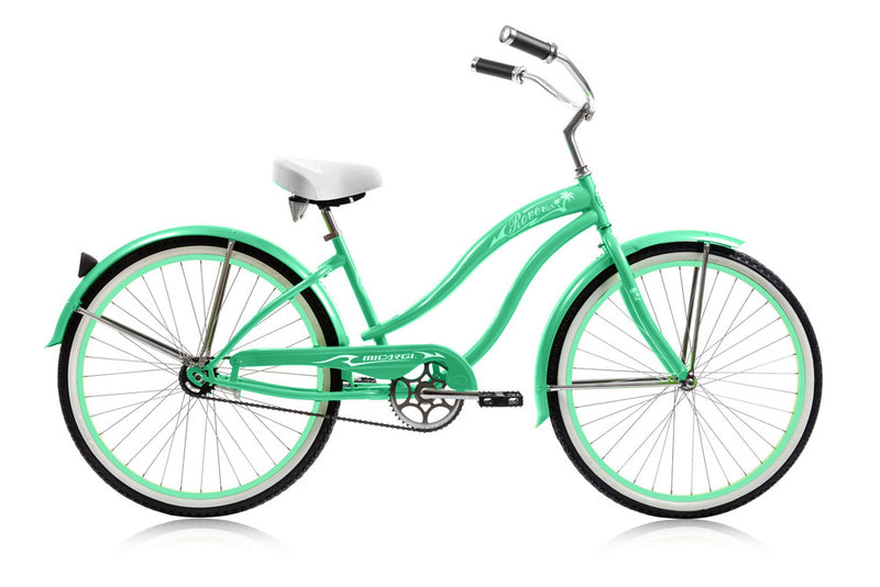 26'' Micargi Womens Rover GX - green - side of bicycle