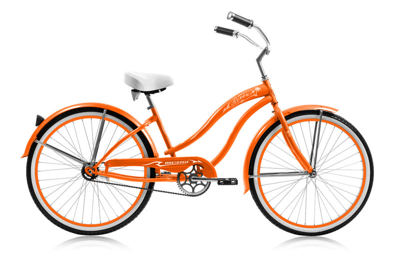 26'' Micargi Womens Rover GX - orange - side of bicycle