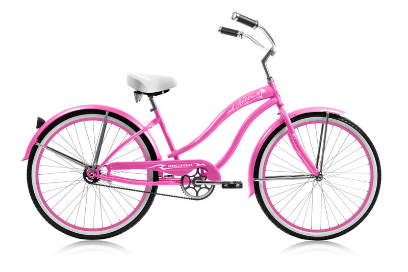 26'' Micargi Womens Rover GX - pink - side of bicycle