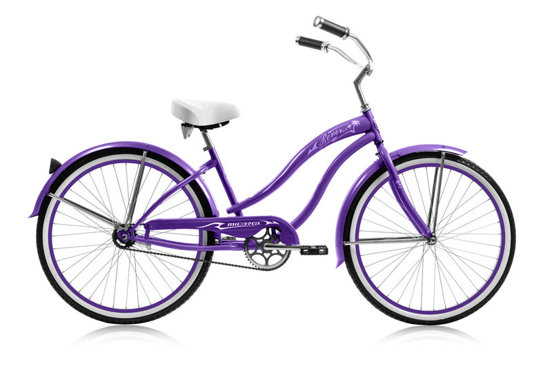 26'' Micargi Womens Rover GX - purple - side of bicycle