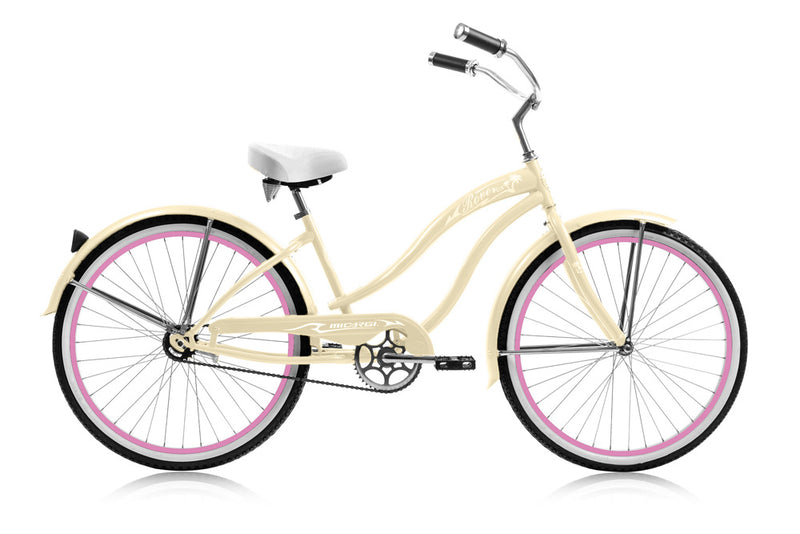 26'' Micargi Womens Rover GX - vanilla - side of bicycle