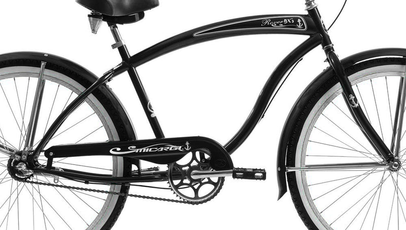 Beach Cruiser Micargi Rover NX3 Black Close Up