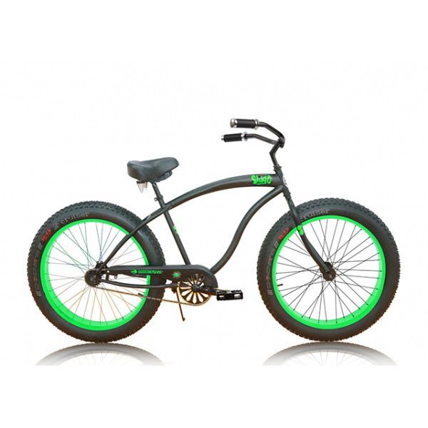 Bicycle Beach Cruiser Micargi Slugo B Black Green