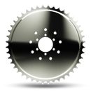 Bicycle Wheel BBR Tuning Sprocket 44Tooth Front