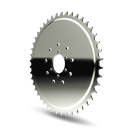 Bicycle Wheel BBR Tuning Sprocket 44Tooth Side