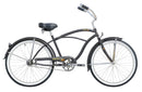 26'' Micargi Men's Tahiti Beach Cruiser - grey - side of bicycle