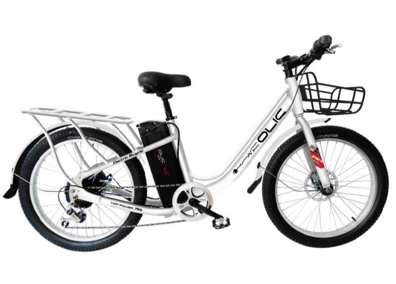 Electric Bike Olic Top Power 750 Step-Thru White Main