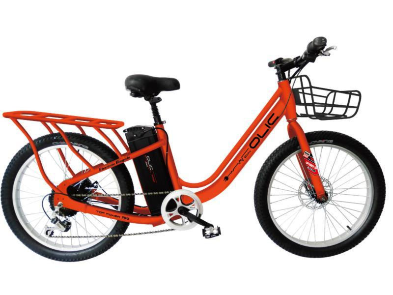 Electric Bike Olic Top Power 750 Step-Thru Orange Main