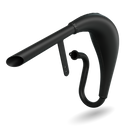 BBR Tuning DELUXE High Performance Expansion Chamber- Black - Side