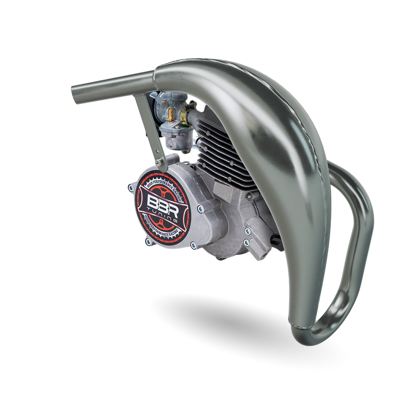 BBR Tuning DELUXE High Performance Expansion Chamber- Chrome - Motor Side