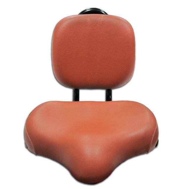 saddle with back rest - front