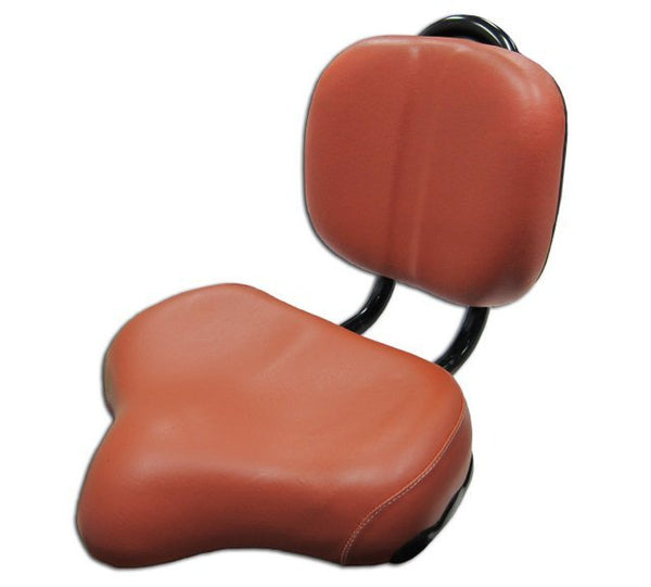 saddle with back rest - side