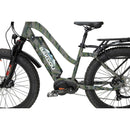 Bakcou Mule Step-Through Bafang Ultra Fat Tire Hunting Electric Bike 26" - camo frame close up