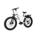 Bakcou Mule Step-Through Bafang Ultra Fat Tire Hunting Electric Bike 24" - white front
