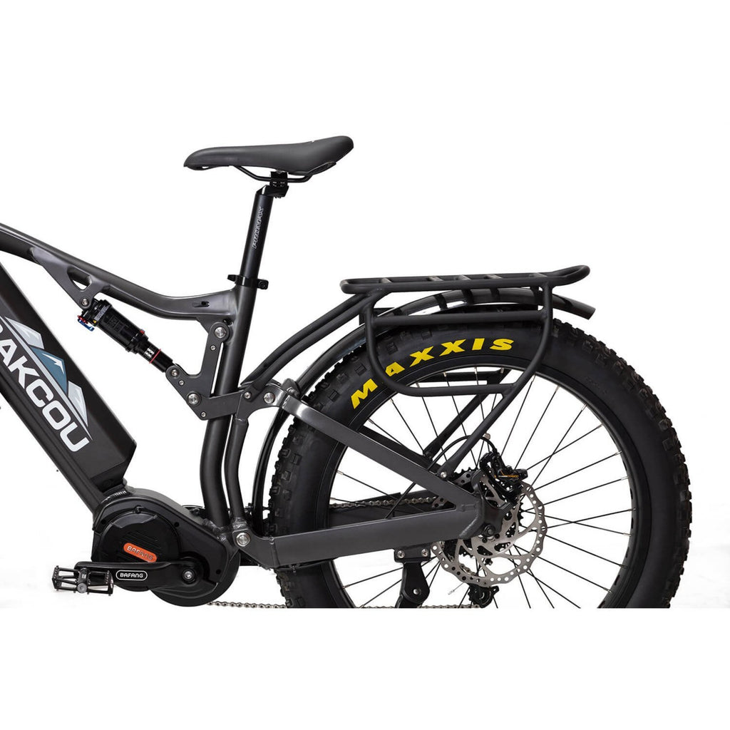 Bakcou Storm 750W 17.4AH Fat Tire FullSuspension Hunting Electric Bike