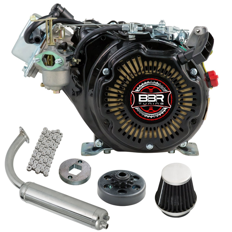 BBR Tuning Complete 79cc The Beast Pull Start 4-Stroke engine with parts