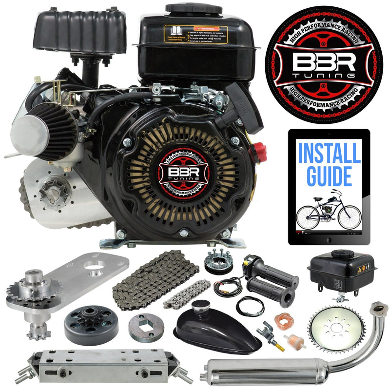 BBR Tuning Complete 79cc The Beast Pull Start 4-Stroke engine with parts