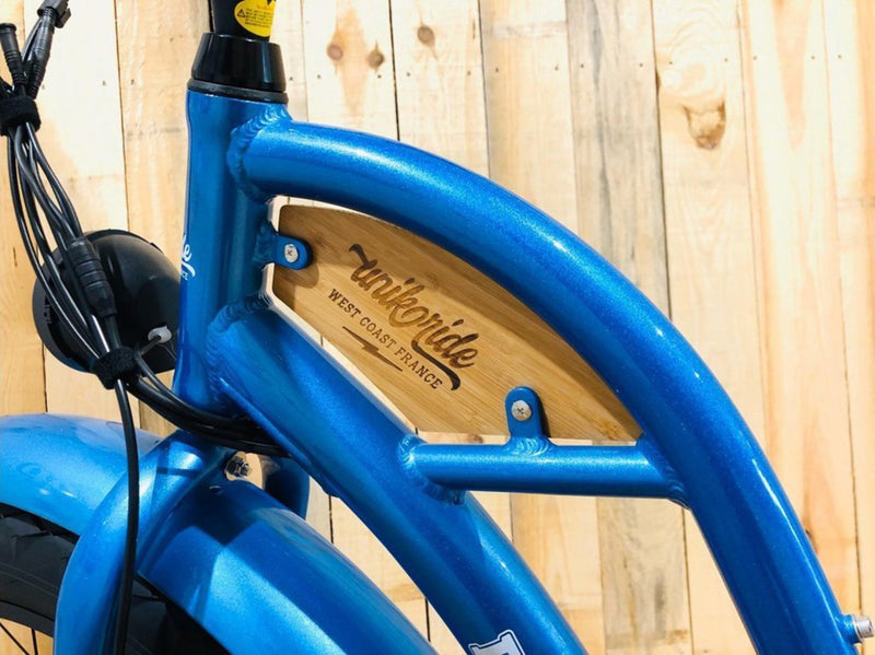 T4B 500W Beach Cruiser Fatbike Fatwave Low Step frame close up