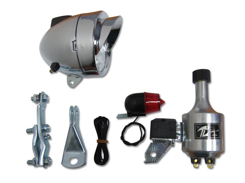 Bullet Head Light Generator Kit - all parts