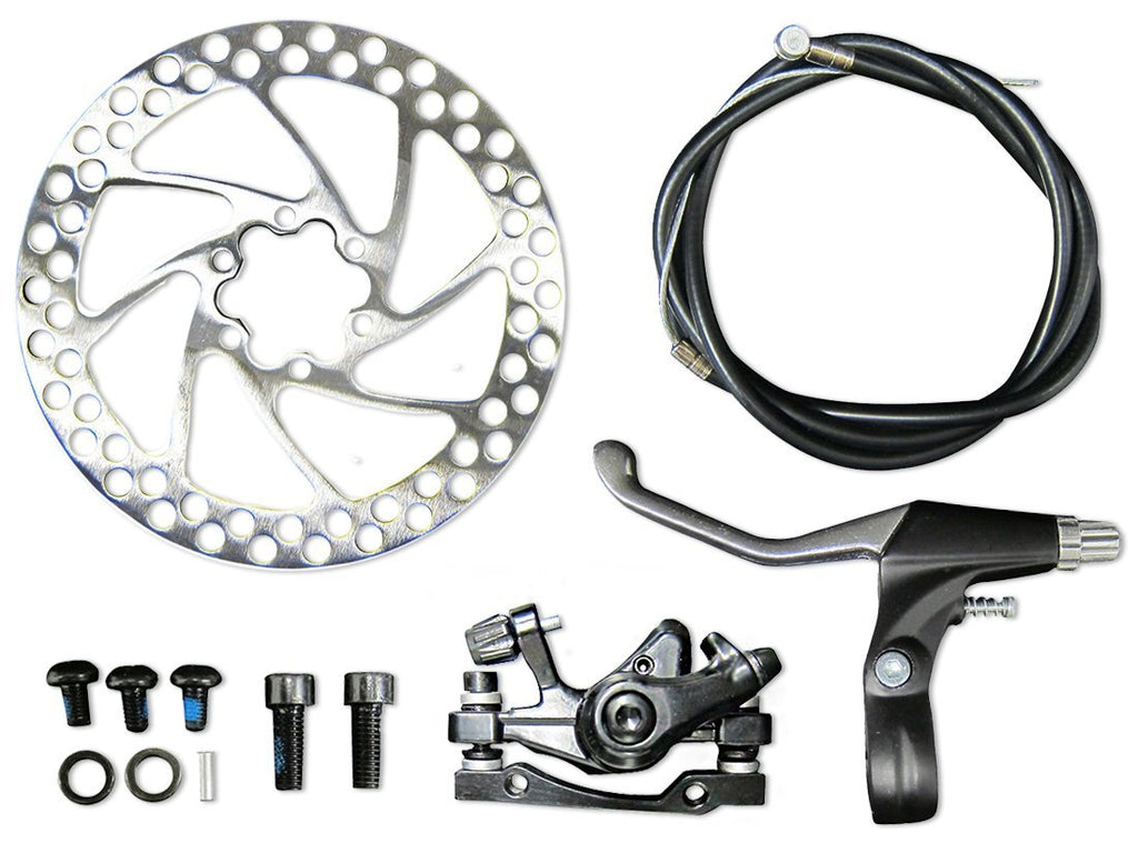 Complete 26 Inch Front Wheel Disc Brake Assembly