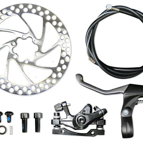 Complete 26 Inch Front Wheel Disc Brake Assembly - Main Image