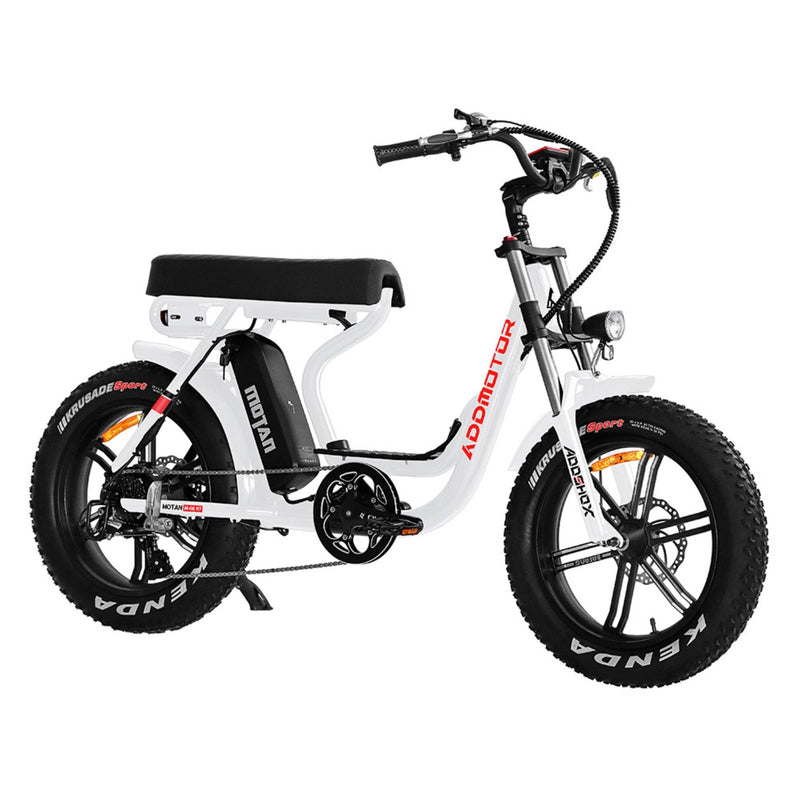 Electric Bike AddMotor 750W MOTAN M 66 R7 Mini Moped Step Thru Fat Tire Electric Bike Profile 3