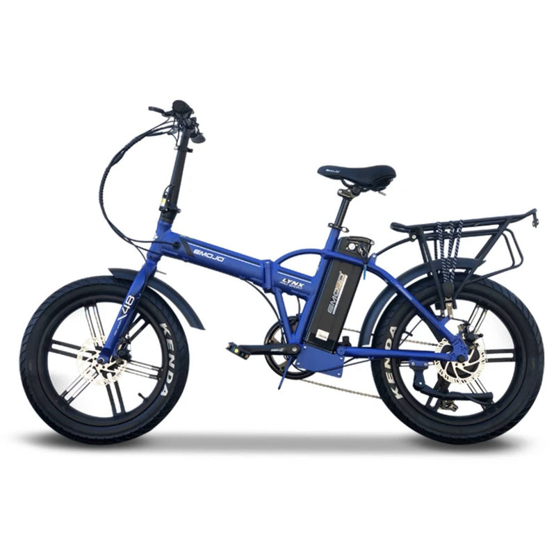 Electric Bike EMOJO 500W Lynx Pro Sport Fat Tire Folding Electric Bike Left Side View