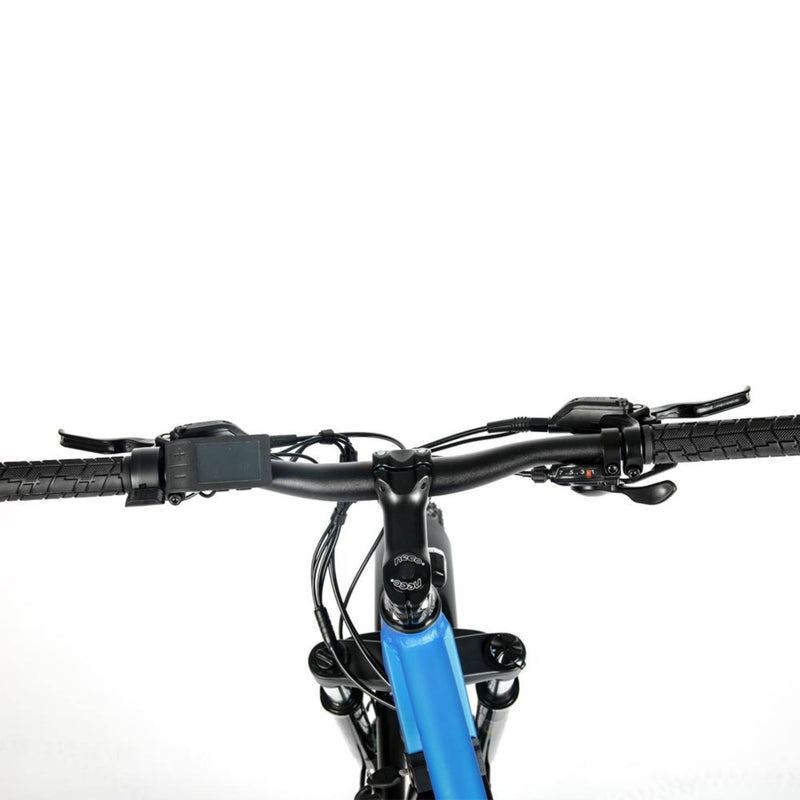 Electric Bike EUNORAU 48V1000W FAT HD All Terrain Fat Tire Mountain Bike Blue Handle Bar Top View