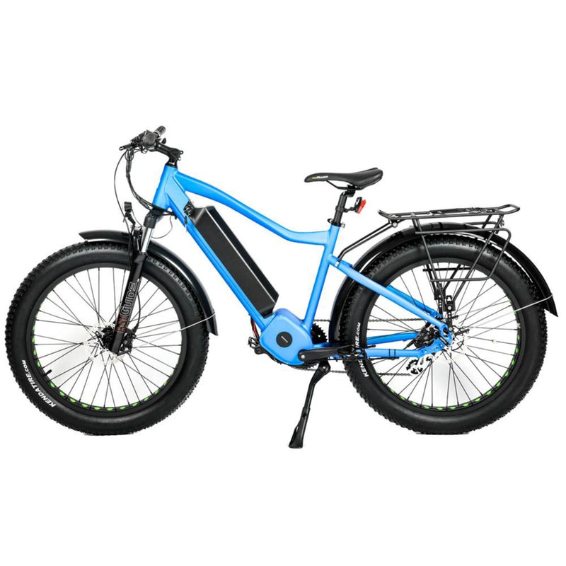 Electric Bike EUNORAU 48V1000W FAT HD All Terrain Fat Tire Mountain Bike Blue Profile 2